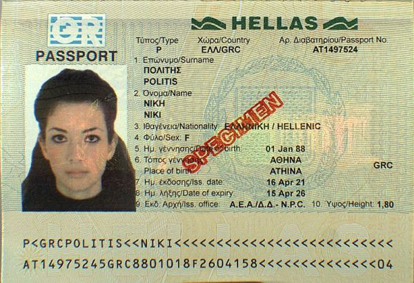 Greece Passport (2021)