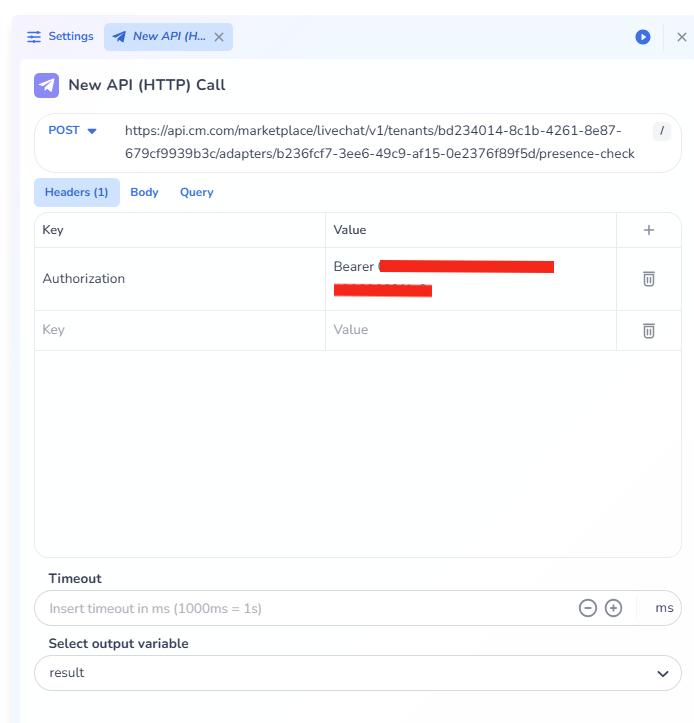 Halo presence-check configuration
