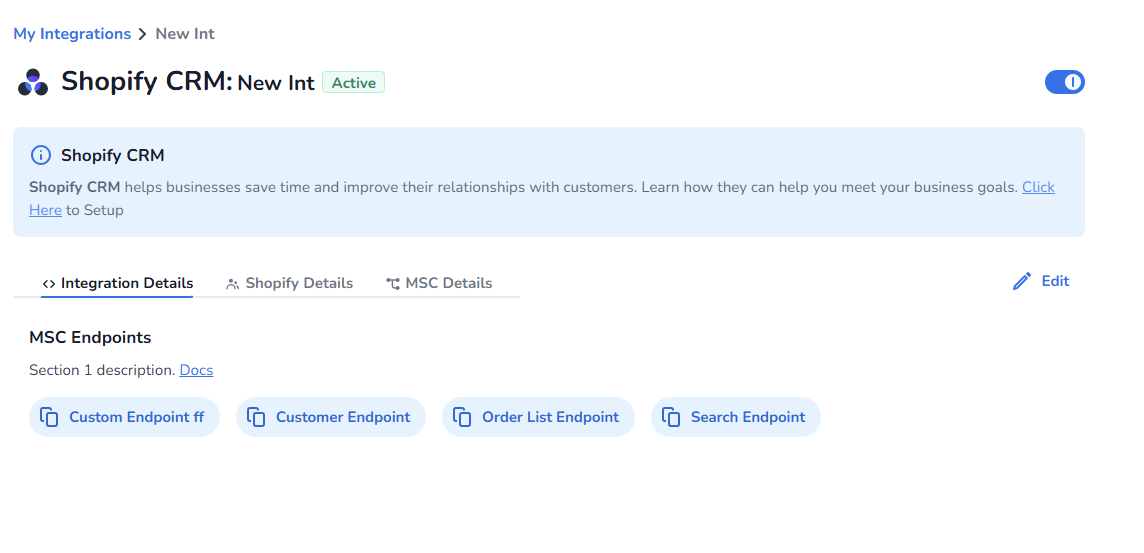 Marketplace Admin Panel adapter metadata configuration screen