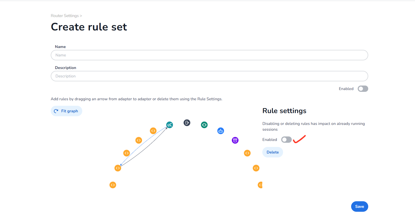 Warning: disable line from Web Conversations to livechat adapter