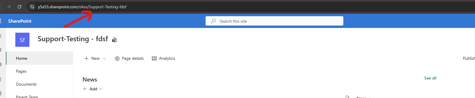 Graph Explorer request to look up a SharePoint site by name