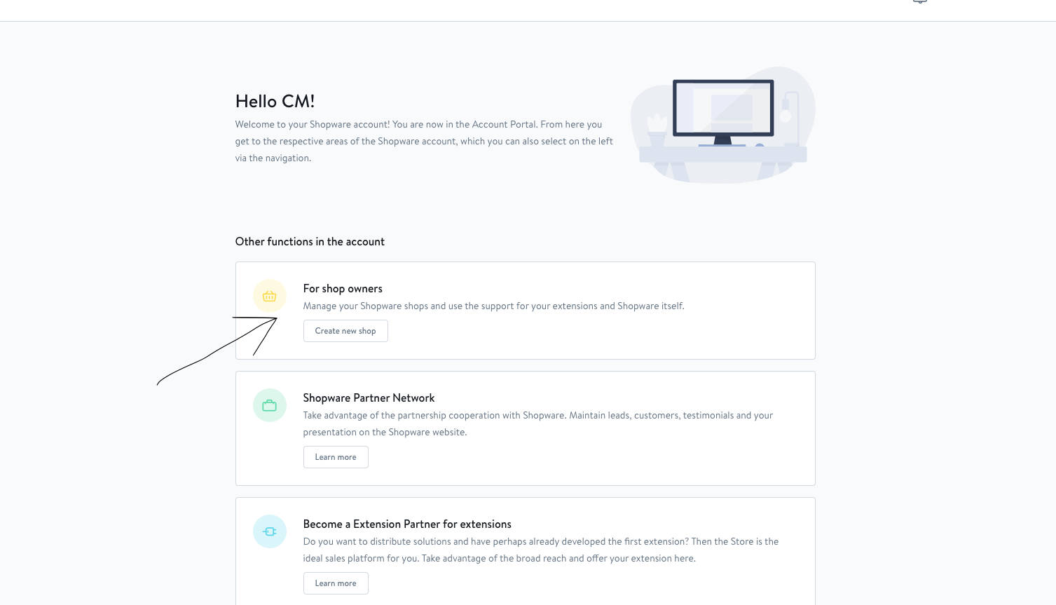 Shopware shop build step