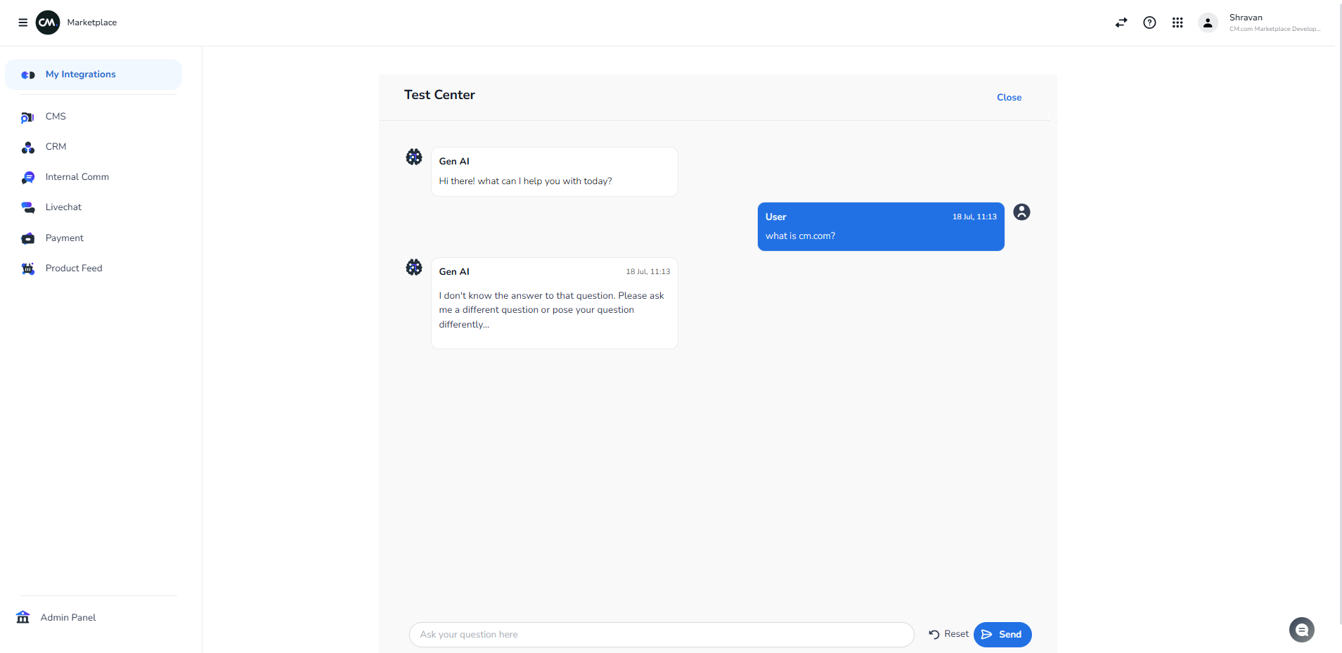Tenant ID field under Teams Details in Marketplace