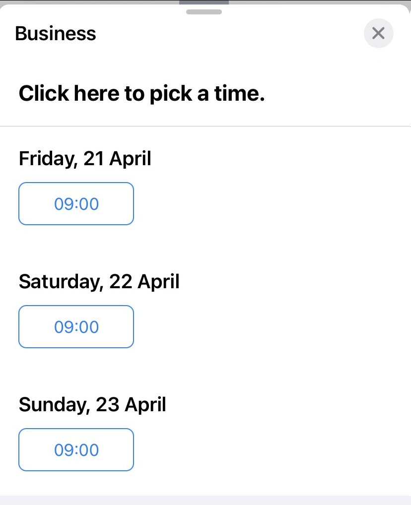 Time picker